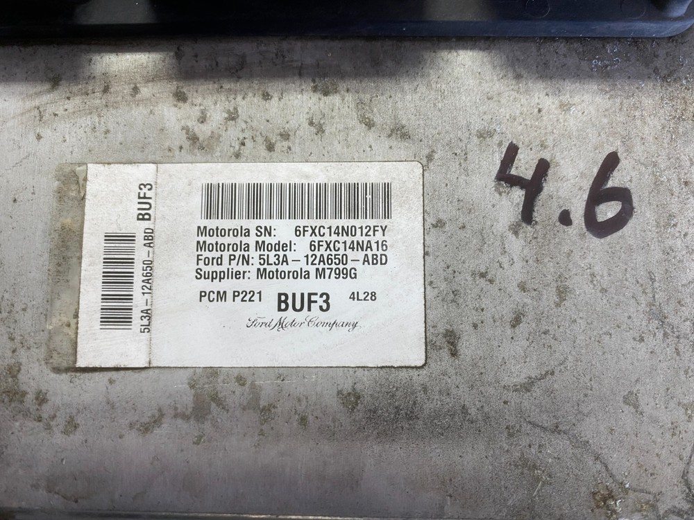 2005 Ford Truck ECM Engine Computer 4.6 5L3A-12A650-ABD