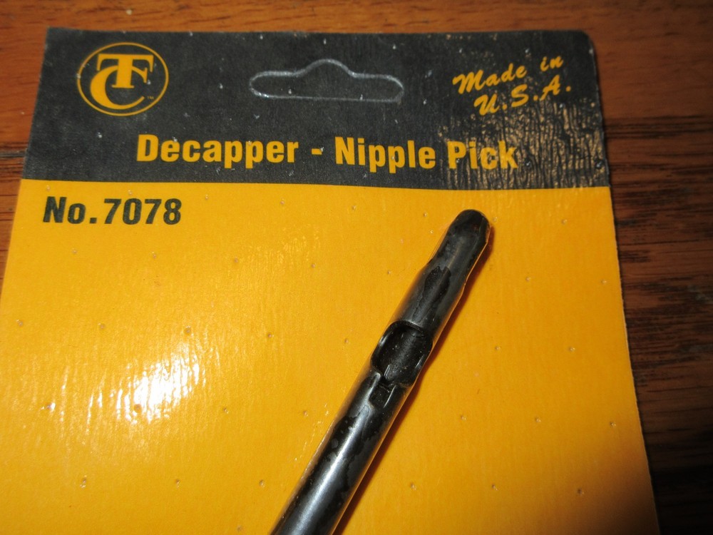Thompson Center Decapper Nipple Pick 7078 Muzzleloader NOS