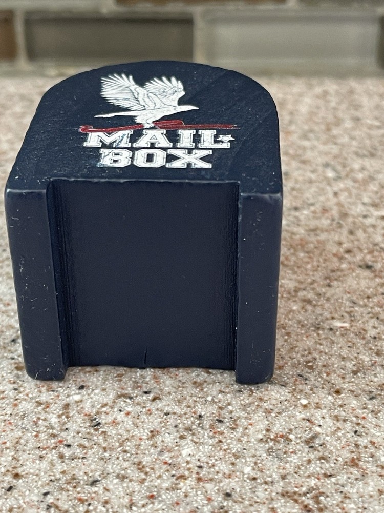 Mailbox-shaped Postage Stamp Dispenser Roll Holder for Office Desktop Home