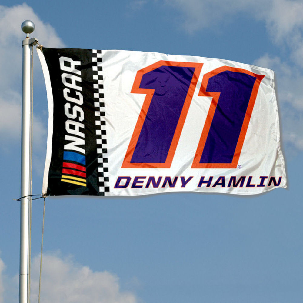 Denny Hamlin 3 by 5 Tailgate Banner Flag