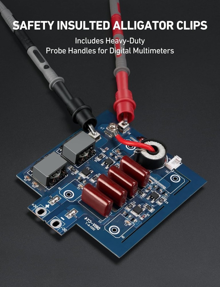 Professional 8-Piece Leads Set for Multimeters - 1000V, Ideal for DIY Users