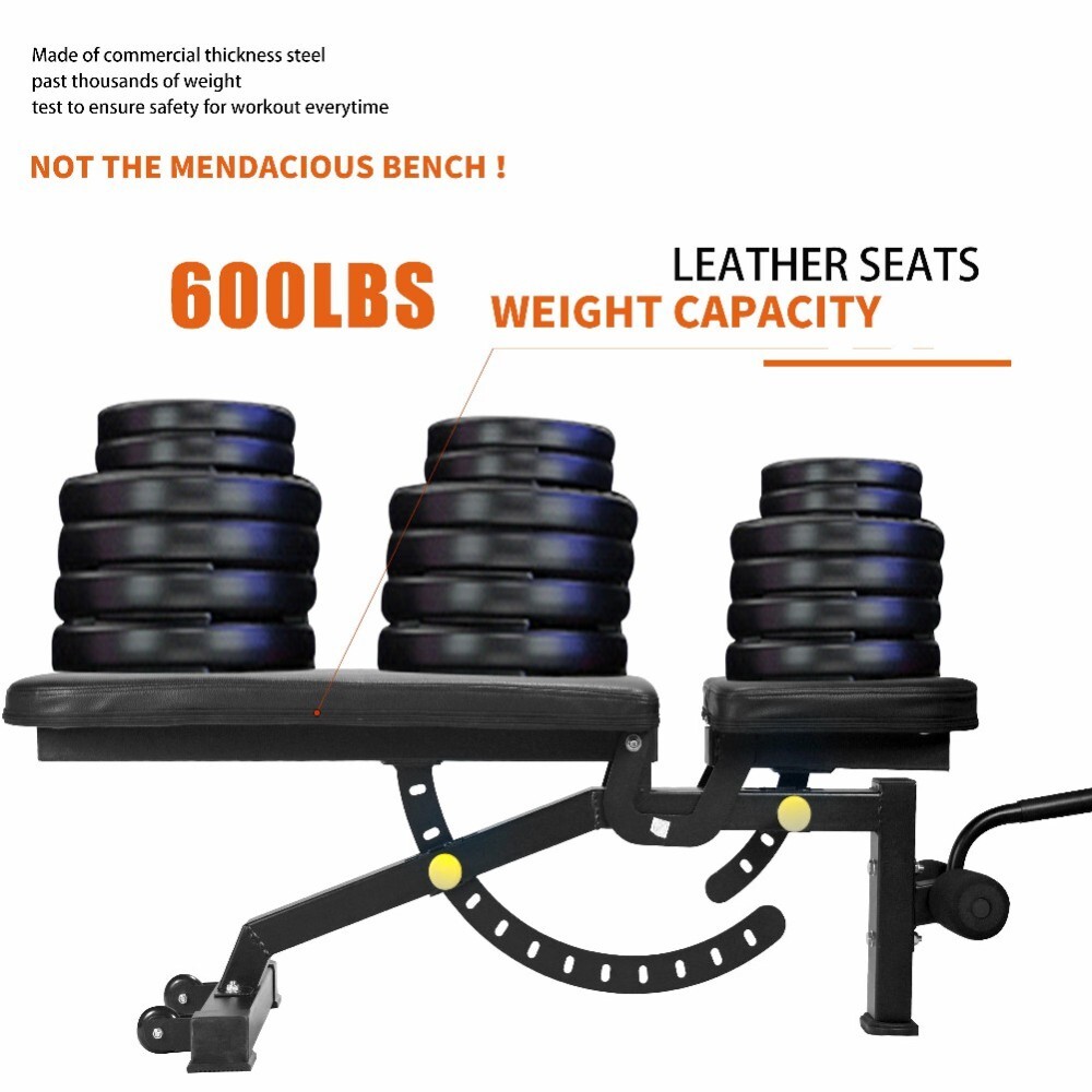 Multi-Functional Power Cage, Adjustable Pull-Up/Squat Rack 1000Lbs Capacity