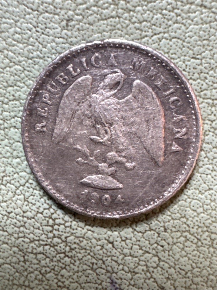Mexico 5 centavos 1904 Cn H KM#400.2