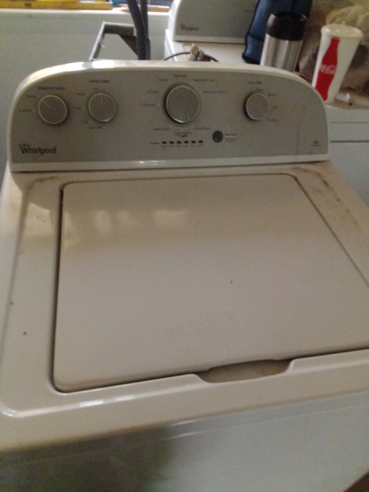 Whirlpool Top-Loading Washing Machine White Electric Quick Wash