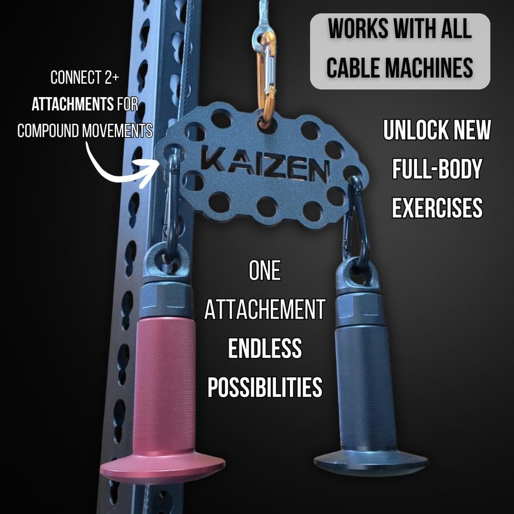 Multi Link Cable Machine Attachment Pulley System Strength Training