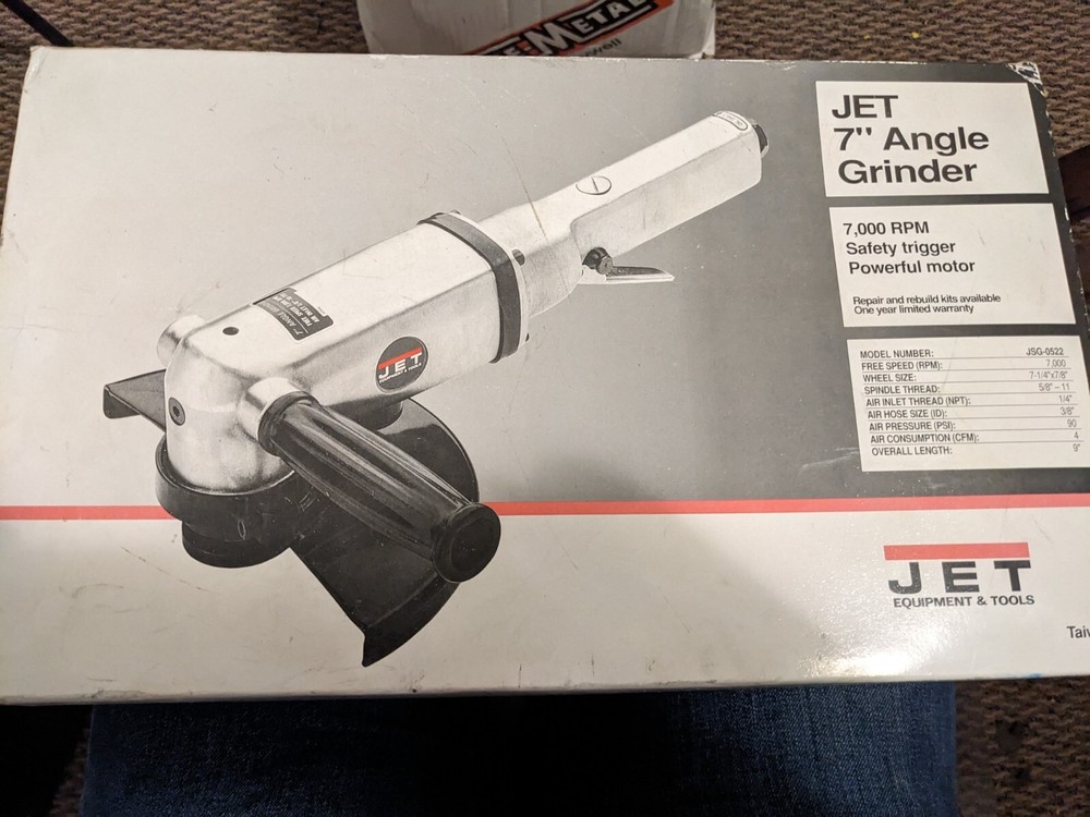 JET 7" ANGLE GRINDER 7000RPM JSG-0522