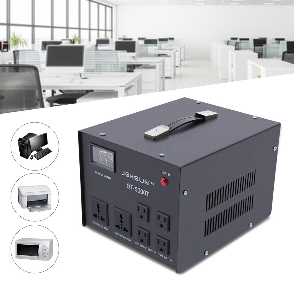 5000W Step Up/Down Transformer Regulator/Stabilizer 120V-220V 220V-110V Voltage
