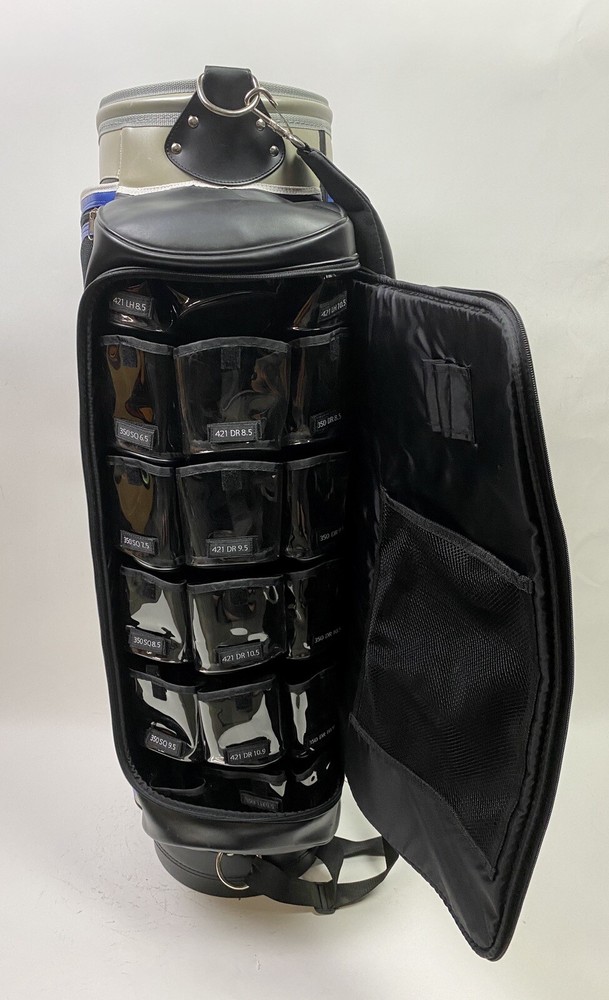 Burrows Golf MAC PowerSphere Custom Fitting System Stand Golf Bag Black/Blue