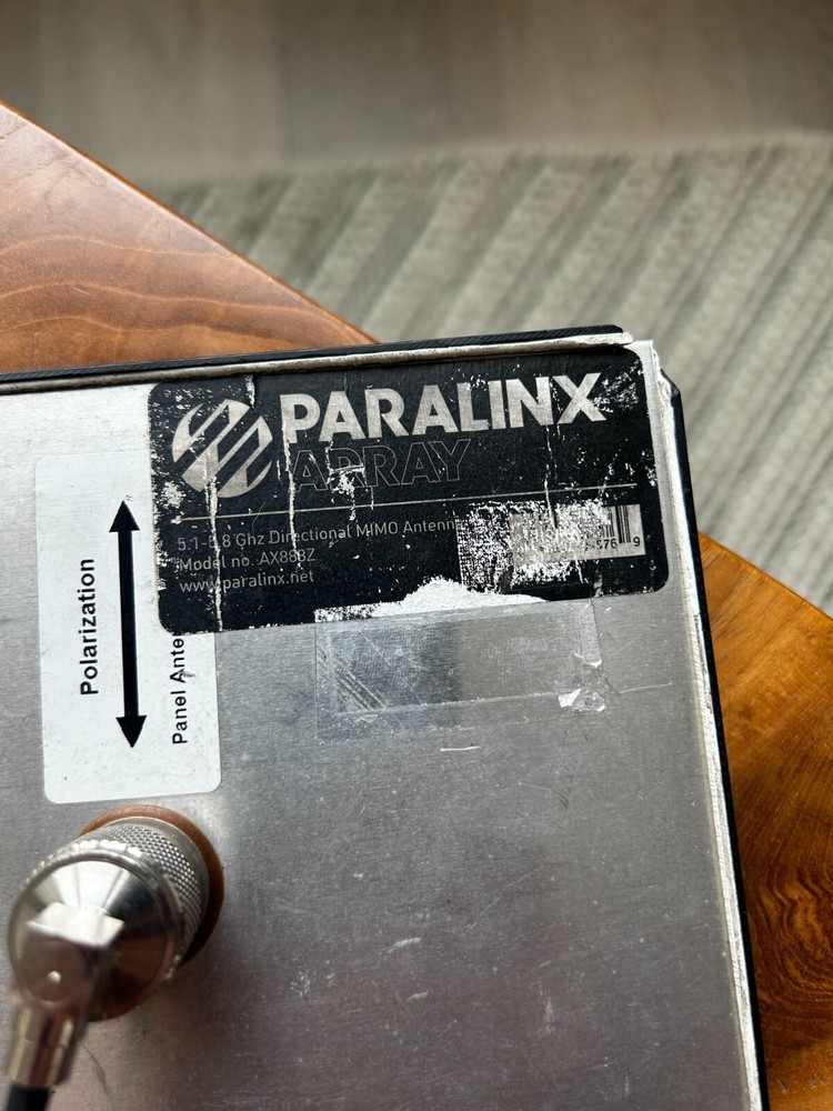 Paralinx Panel Array Antenna with Gold Mount Plate (#1)