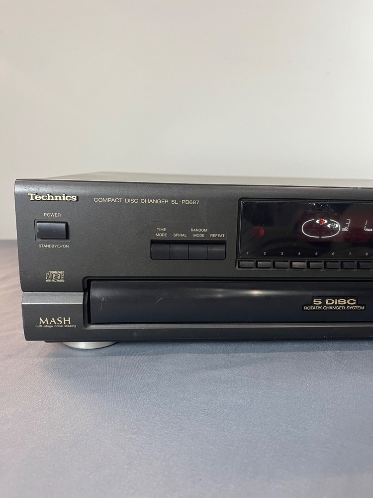 Working Technics SL-PD687 Japan MASH 5-Disc Changer CD Player