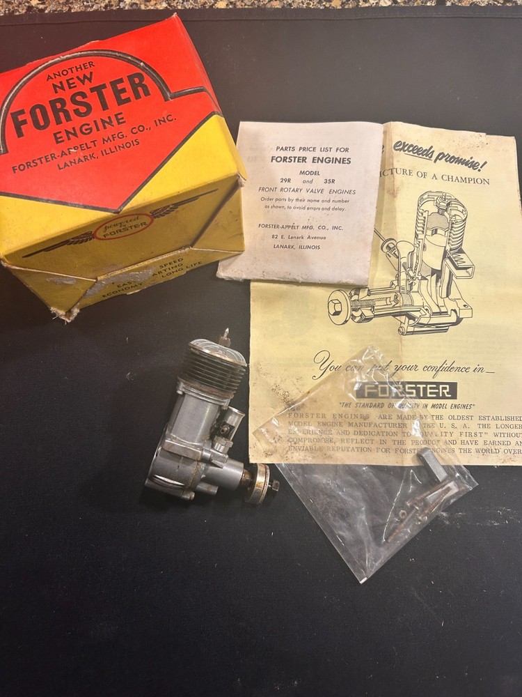 Forster model airplane engine