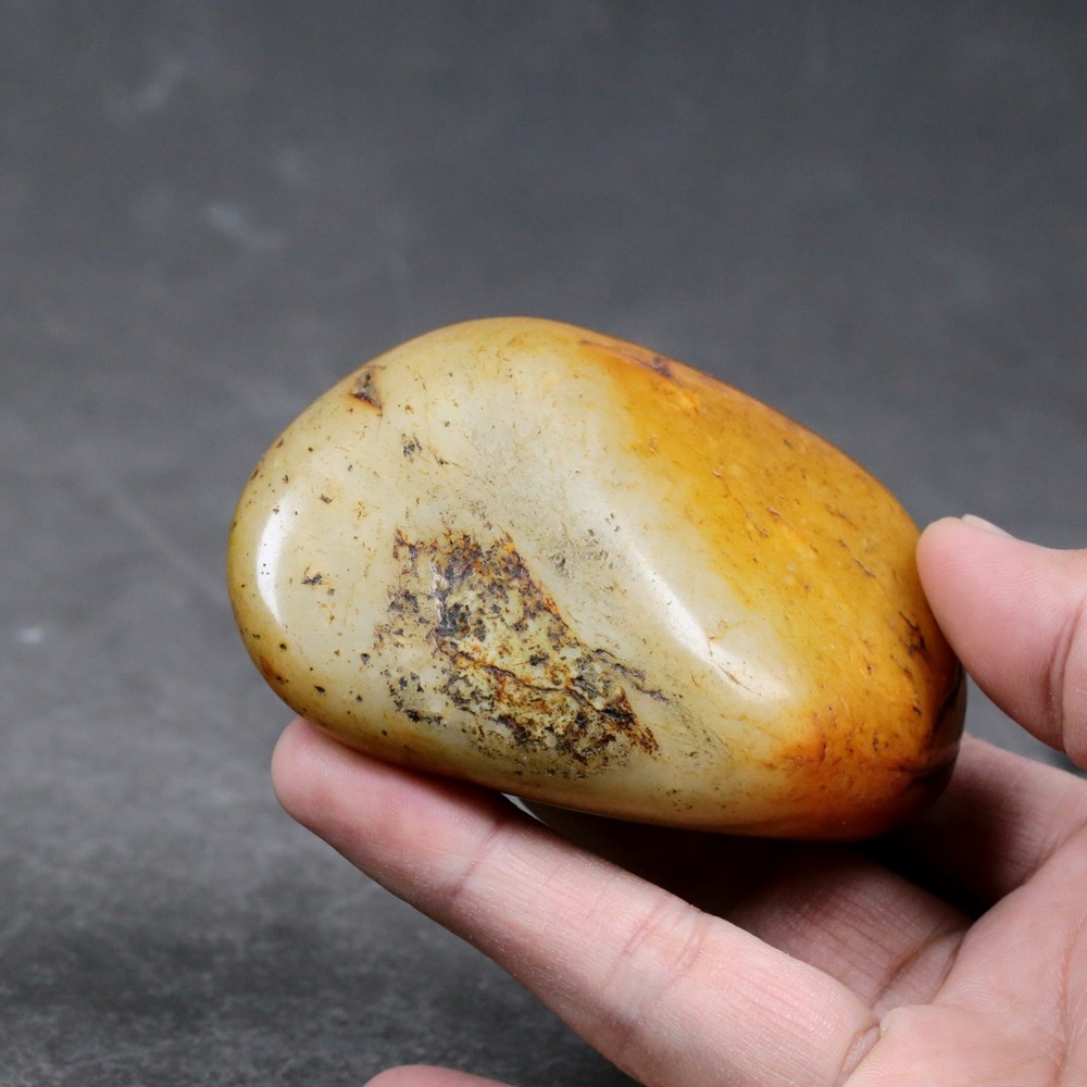299G Certified 100% Hetian jade(Nephrite) Raw stone 和田玉原石