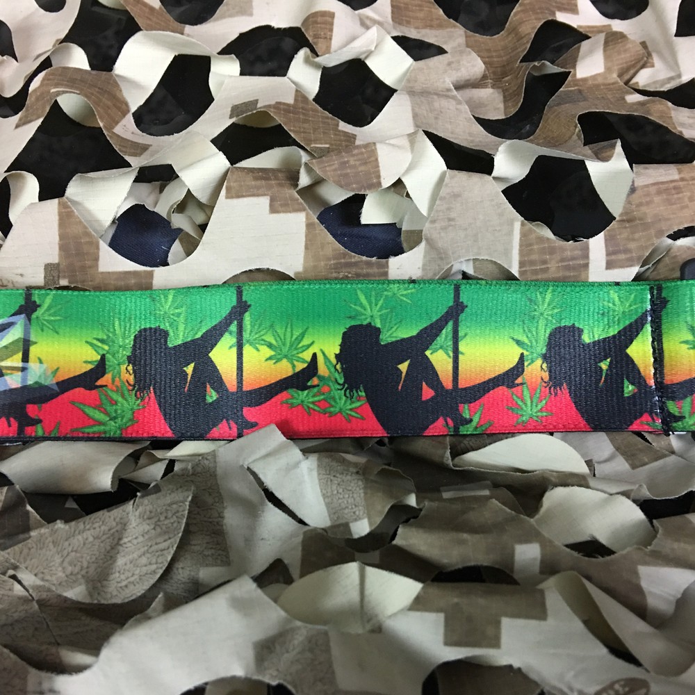 NEW KM Paintball Universal Mask Goggle Strap - 09 Rasta Stripper