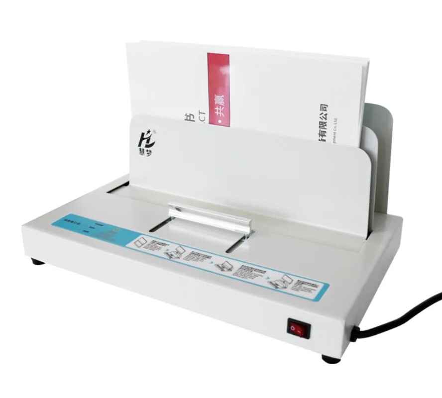 Binding Machine Hot Melt Plastic Loading Machine Small Album Contract Books