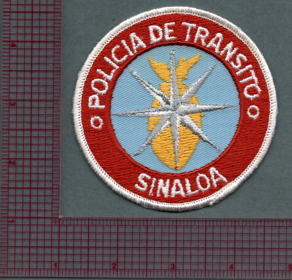 Sinaloa Mexico Transit Police Patch