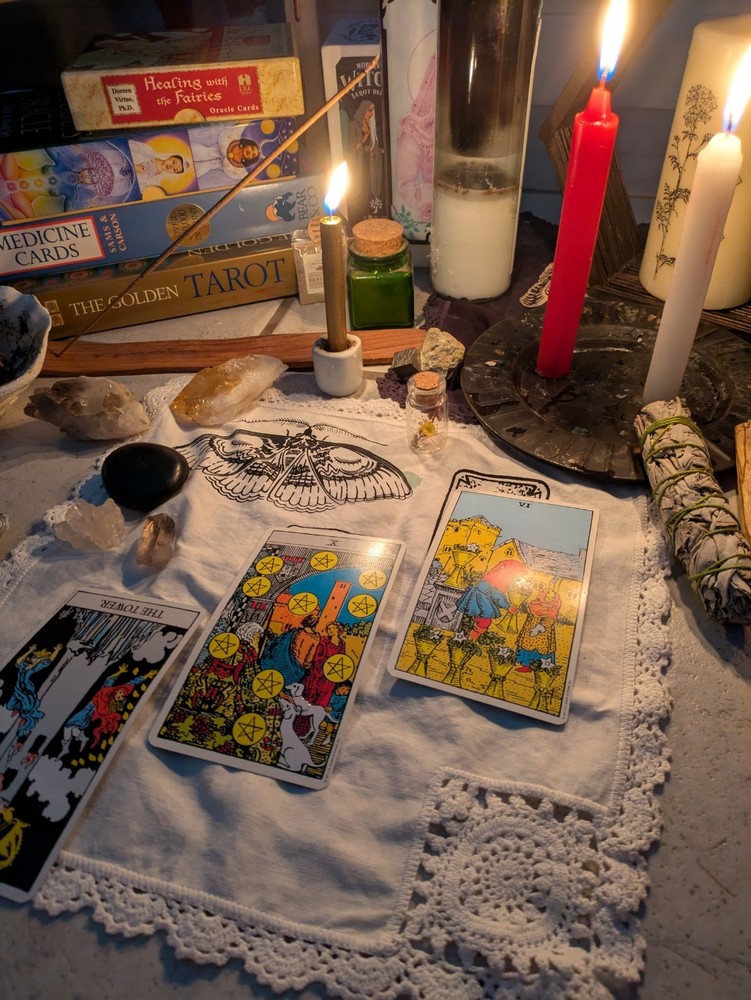 Self Love Spell & 3 Card Tarot Pull - Quick Turnaround