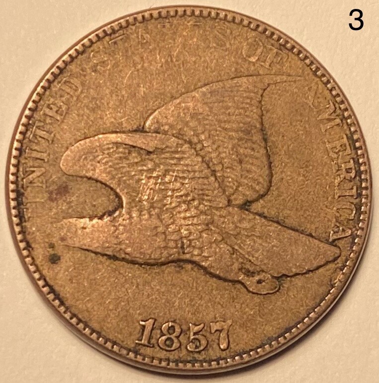 1857 Flying Eagle Cent Penny