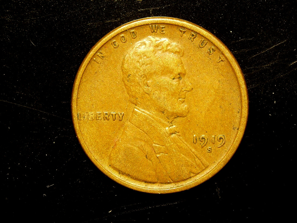 1919-S  LINCOLN WHEAT CENT #8