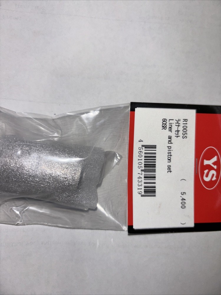 YS 60SR PISTON & LINER SET NIP