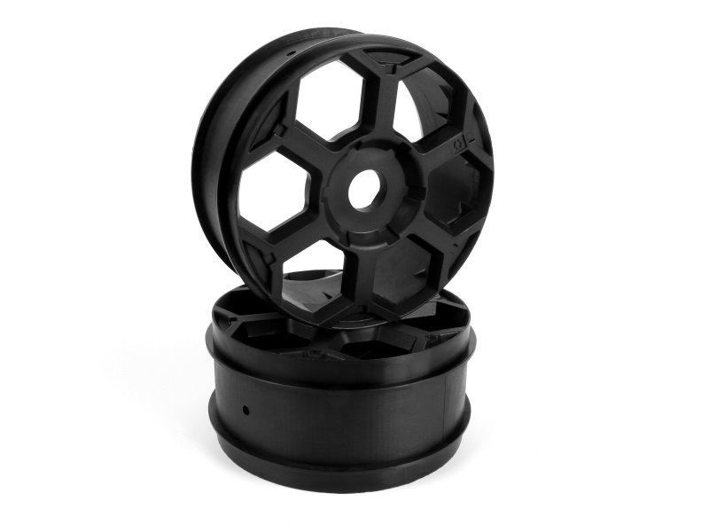 HPI Racing - Hexcode 1/8 Buggy Wheels, Black (2pcs)