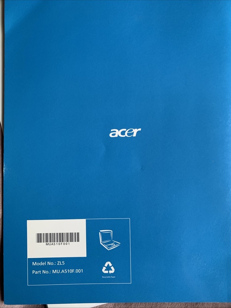 Acer Aspire 3000/5000 Series Laptops' User's Guide - 2005+Microsoft WXPguide