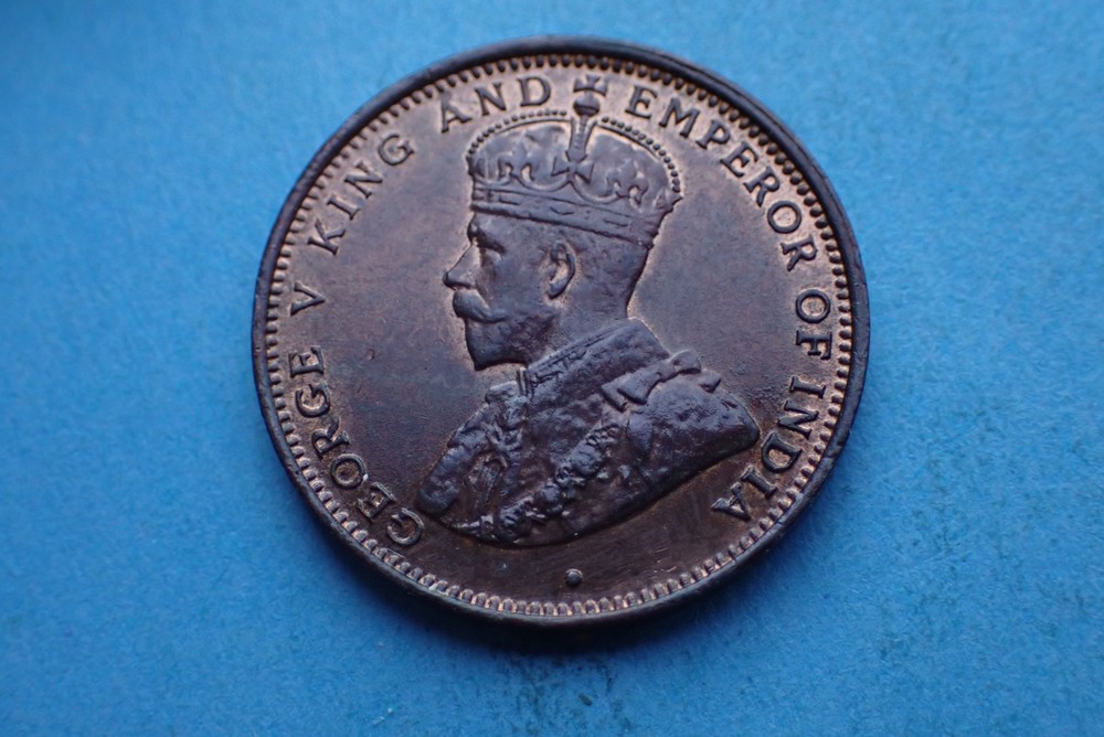 Ceylon, 1926  Half Cent, as shown.