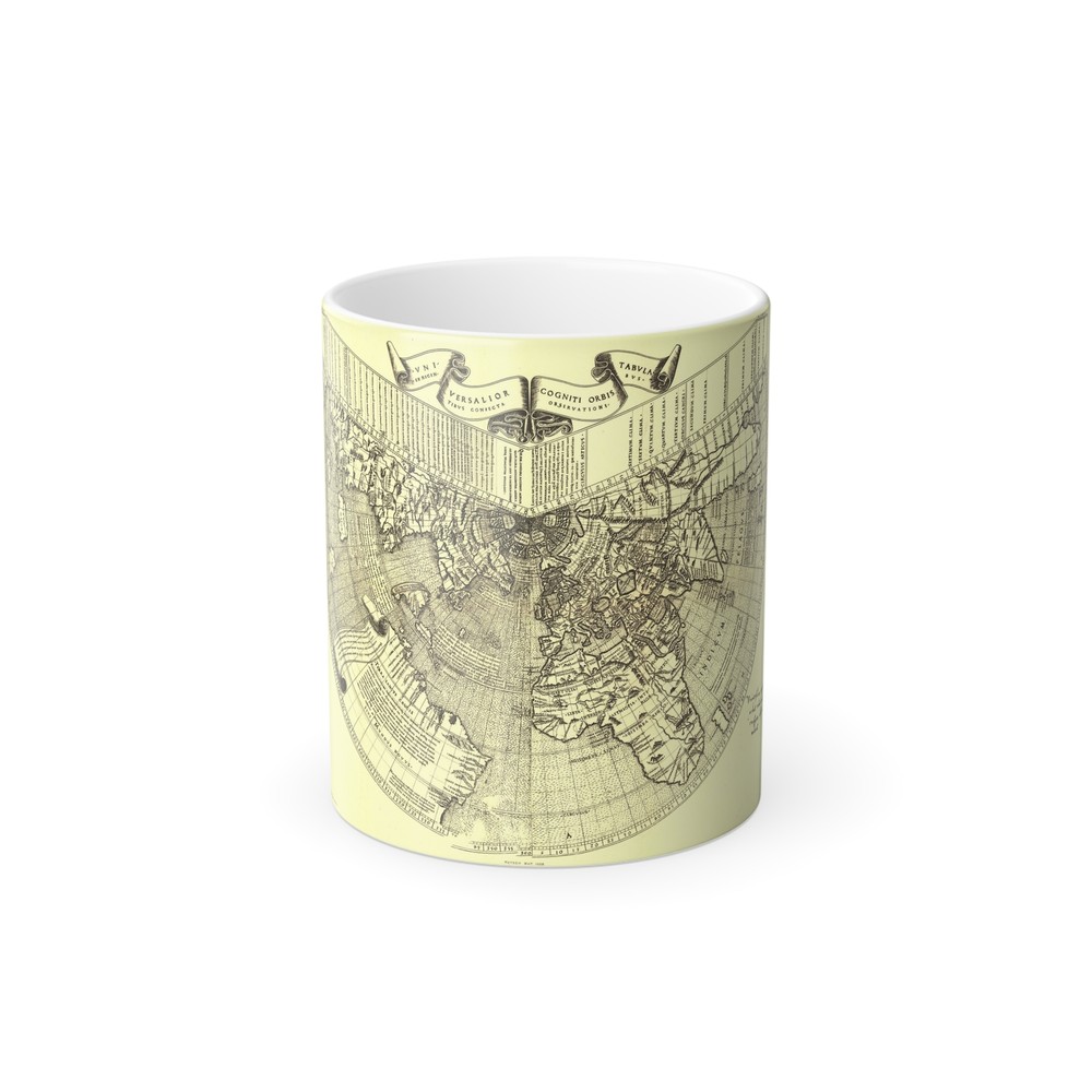 World Map - Ruysch (1508) (Map) Color Changing Mug 11oz