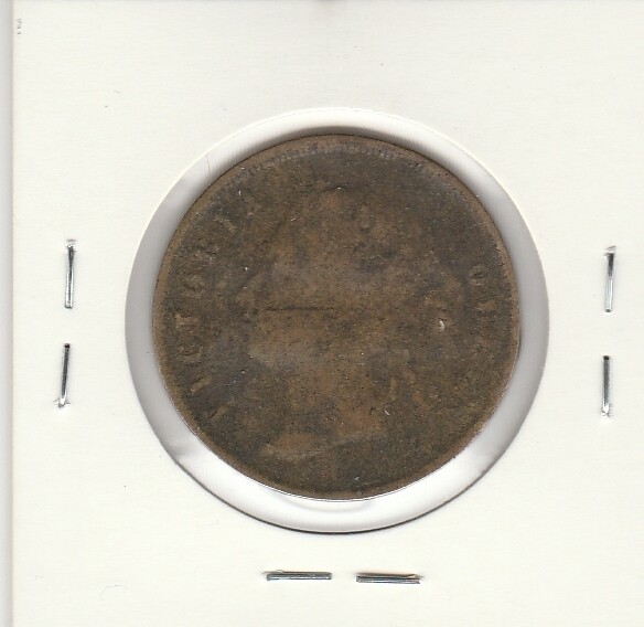 Straits Settlements 1891 1 Cent
