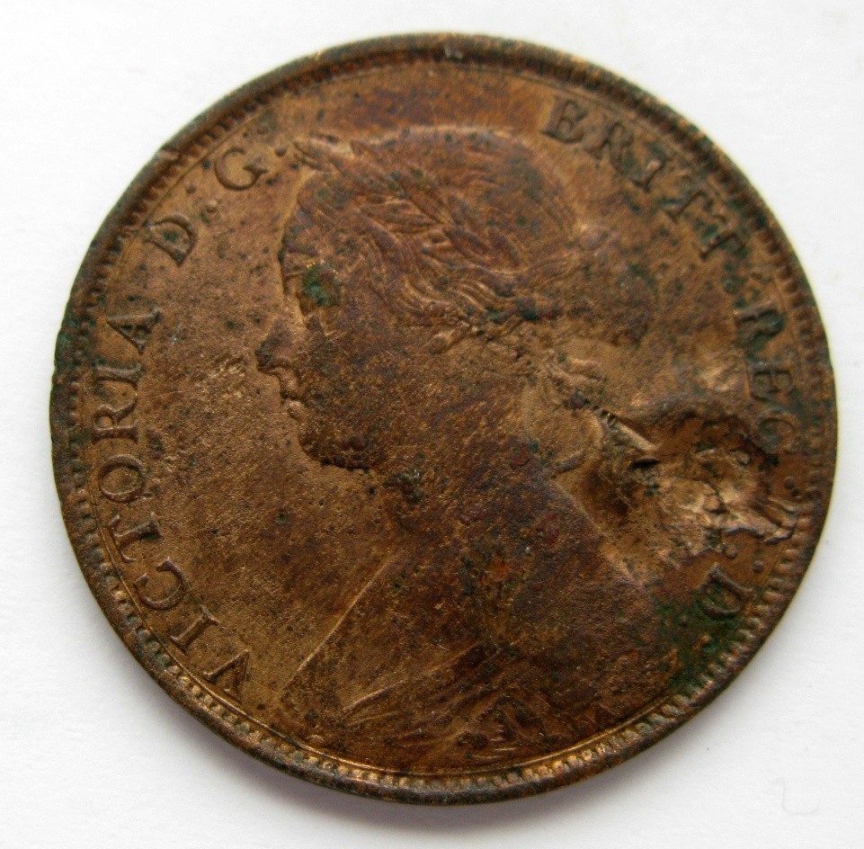 1861 New Brunswick Large One cent