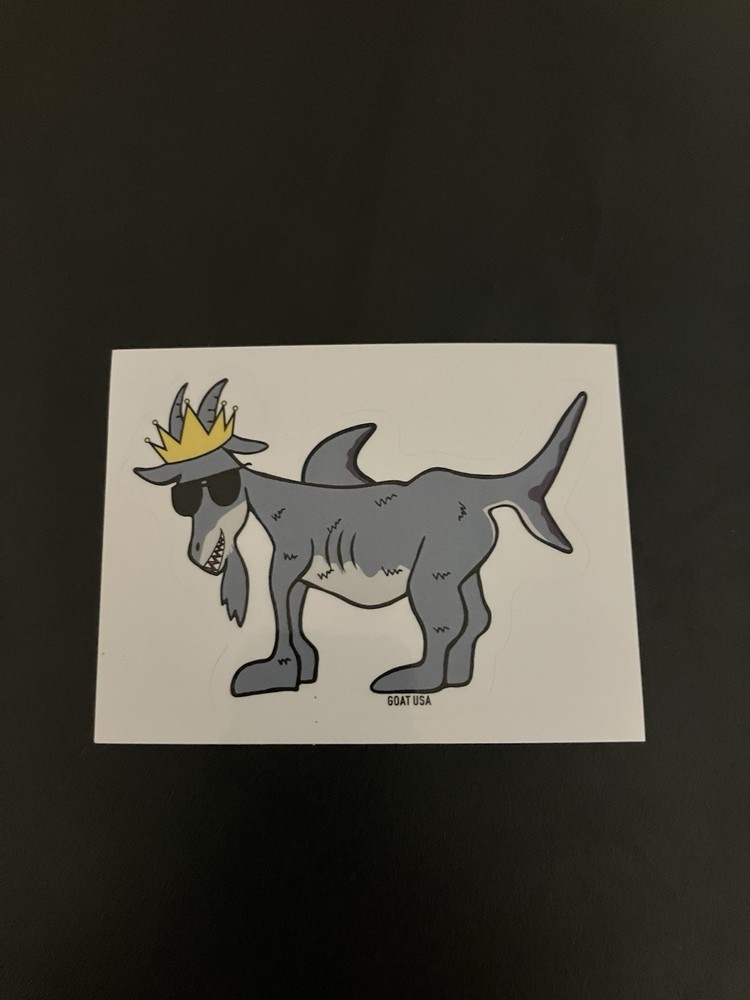 Goat USA Shark Sticker
