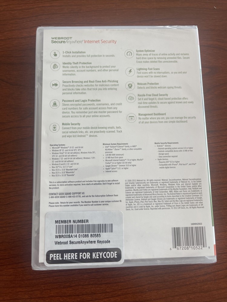 Webroot SecureAnywhere Internet Security Full Version Windows Mac Android IOS