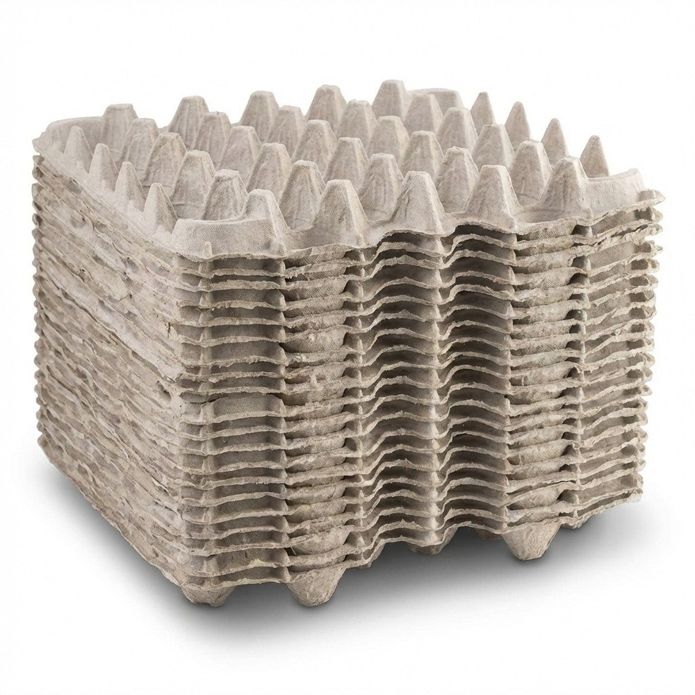 Pulp Flat Egg Carton