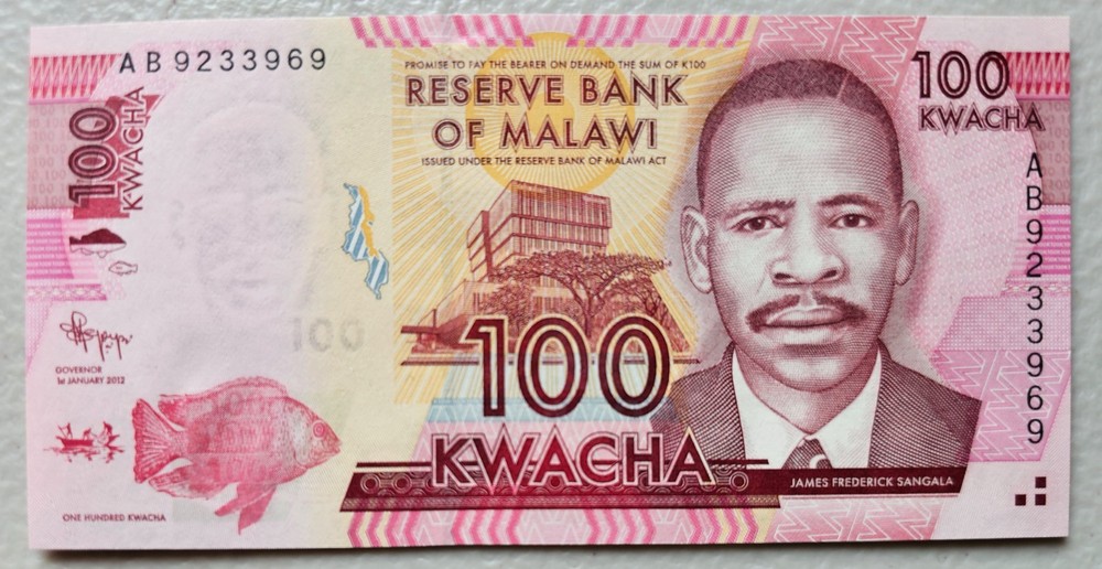 Malawi 100 Kwacha 2012 Unc