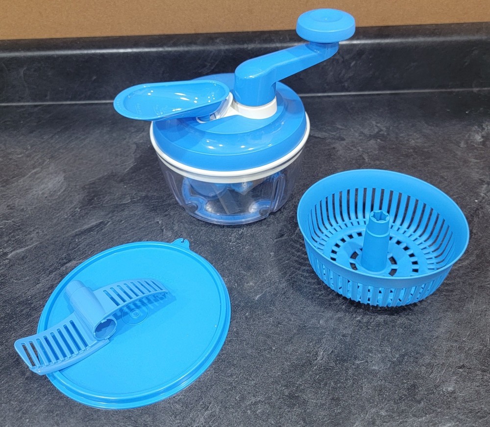 Tupperware Quick Chef Pro System Manual Food Processor – Never USED, No Box