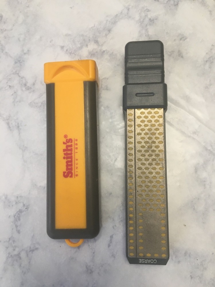 Smith's DCS4 Diamond Combination Fine Coarse Sharpener Sharpening Stone Compact