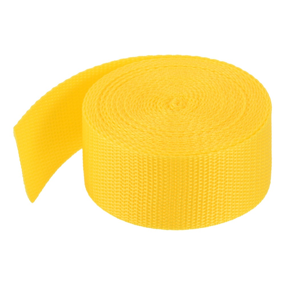 Lightweight Polypropylene Webbing Strap 3.8cm 5 Yard Dark Yellow