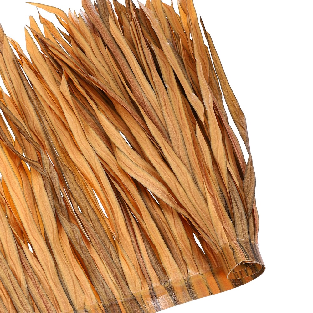 40" x 20" Artificial Palm Straw Rolls for Garden, Corn Leaf Mix