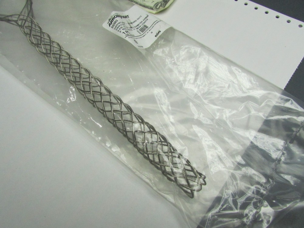 Cooper Single Eye Cable Cord Pull Support Grip .630-.740 8" Bale 11" Mesh SGS63