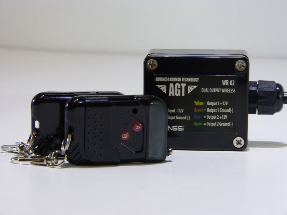 12V DC RF Wireless Remote Control & 2 Channel Toggle Switch 2 Transmitter