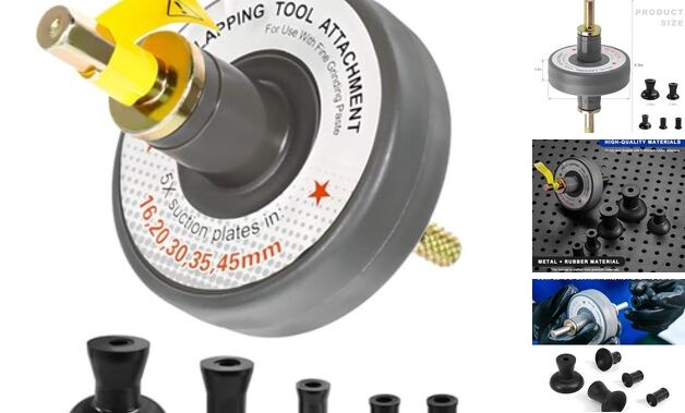 Valve Lapping Tool, Small Engine Valves Grinding Attachment Tool with 5