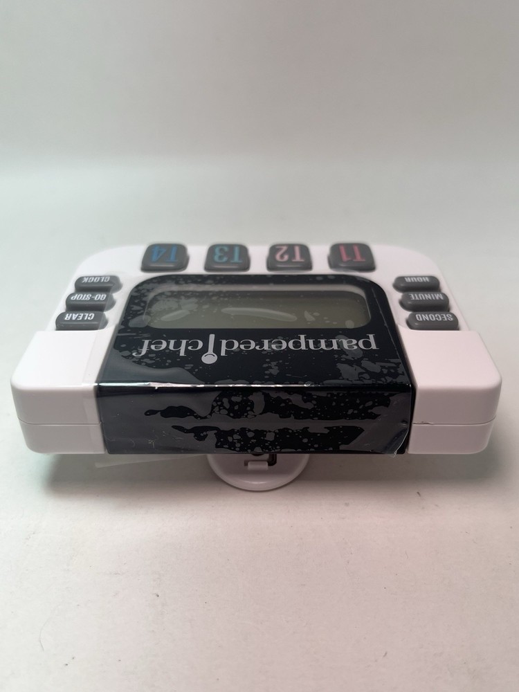 The Pampered Chef Digital Kitchen White Timer Model 100479 TIMER ONLY