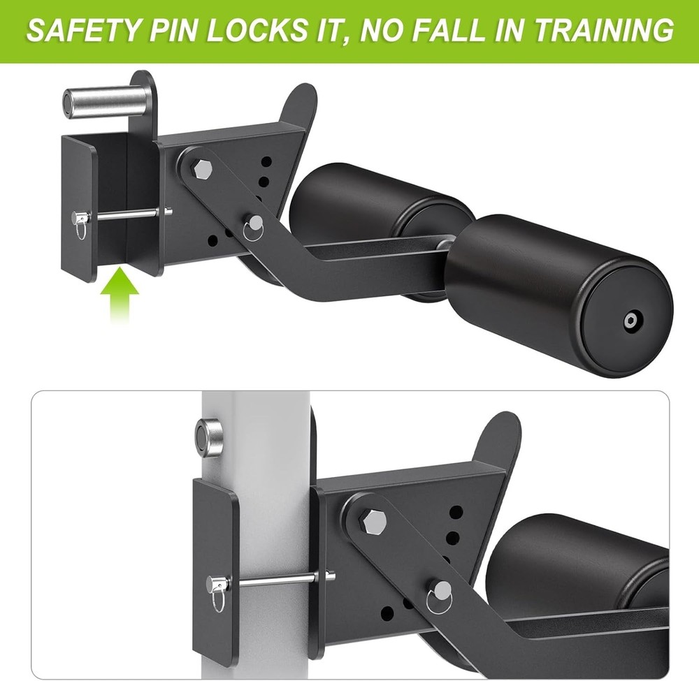 Power Rack Leg Extension Attachment - Leather Surface=