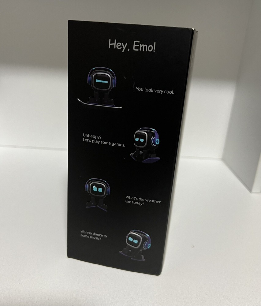Emo Living Ai Desktop Pet Robot,Emo,Works Great