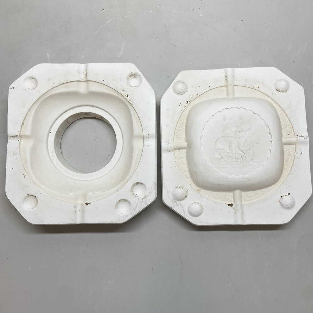 Ceramic Slip Casting Mold Boat Ashtray ￼ B&C 196