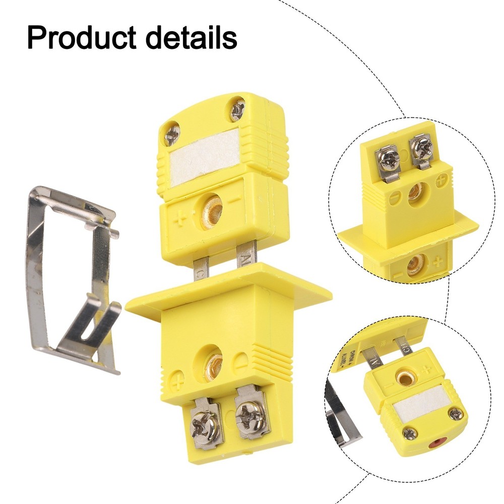 K Type Miniature Socket & Panel Mount Connector for Thermocouple Systems