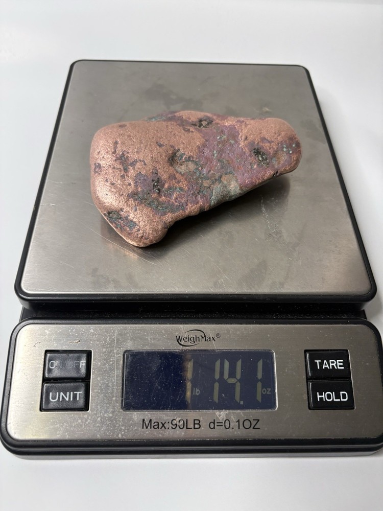 Pure Native Float Copper Mineral Display Specimen Upper Michigan