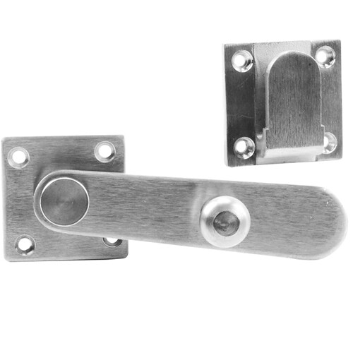 Jacknob 5703 Latch, Throw W/Keeper, S/S