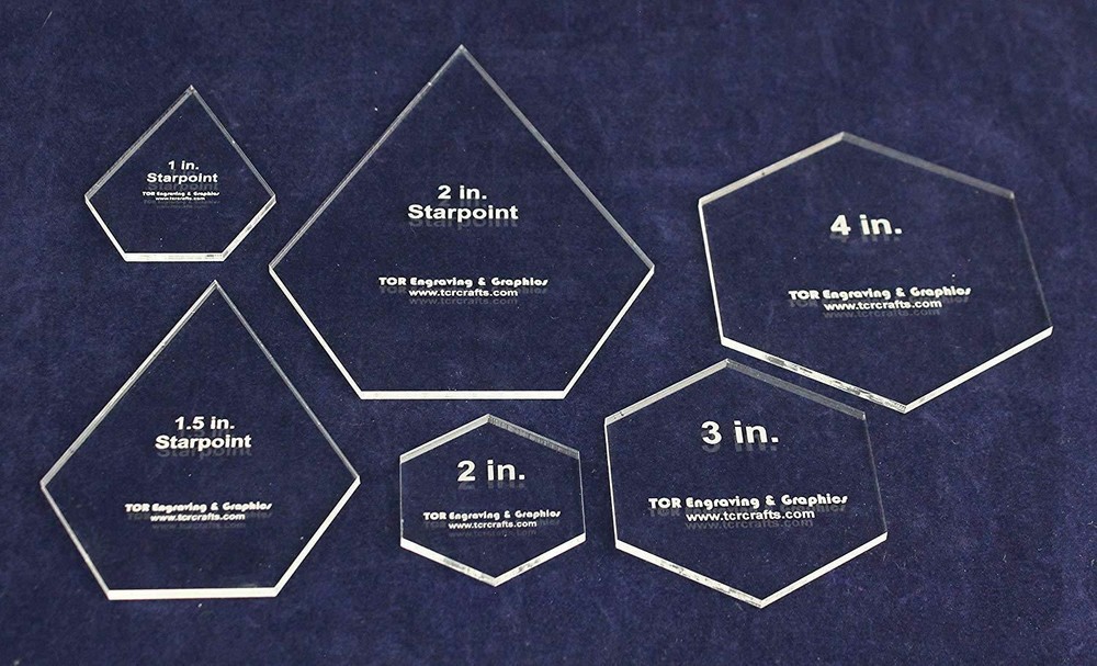 Texas Star - 6 Piece 1/8" Acrylic Set
