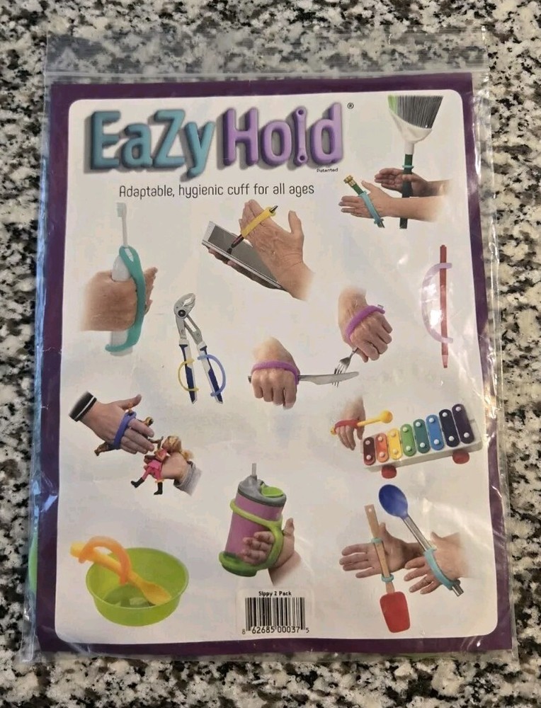 EazyHold Two Pack Sippy Cup Bottle Holder 7 1/2" - Silicone Handle Attachment