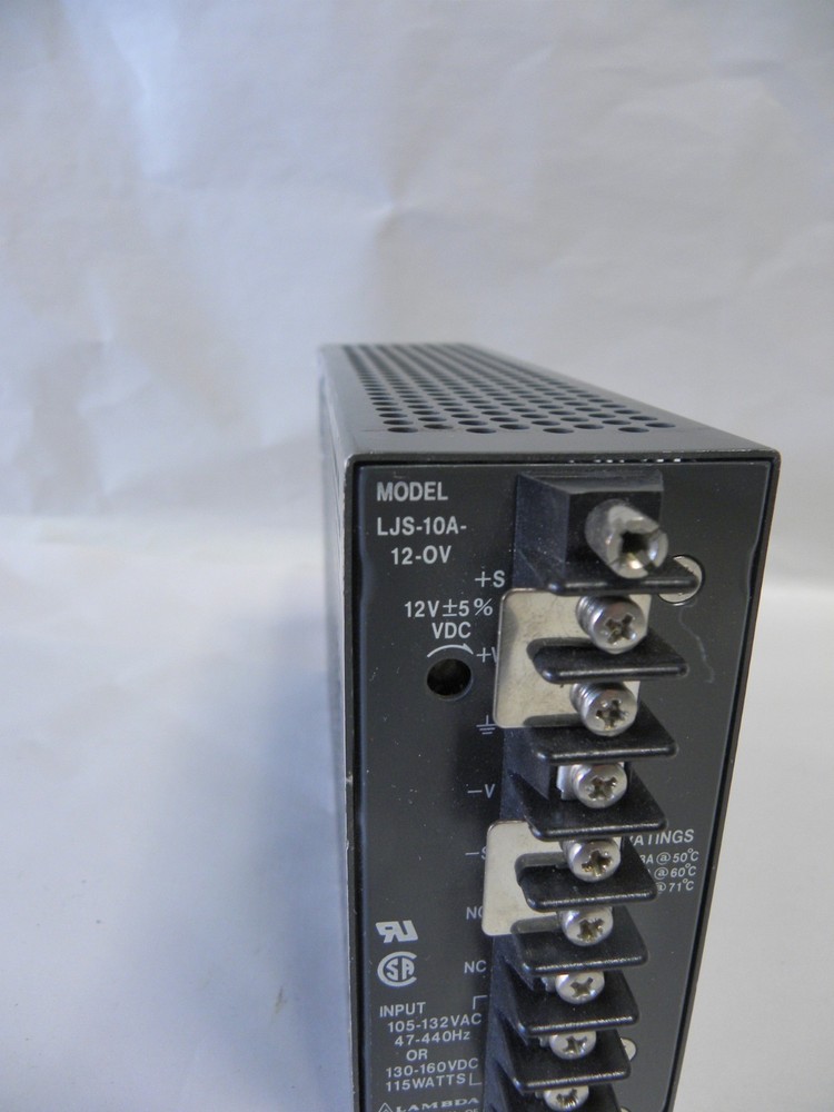 Lambda Instruments Inc Model LJS-10A-12-OV Power Supply (A7)